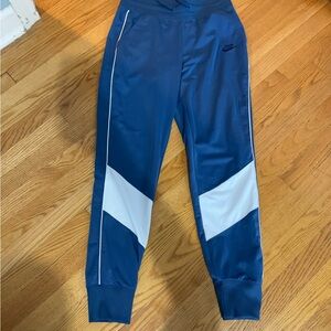 Nike Blue and White Joggers